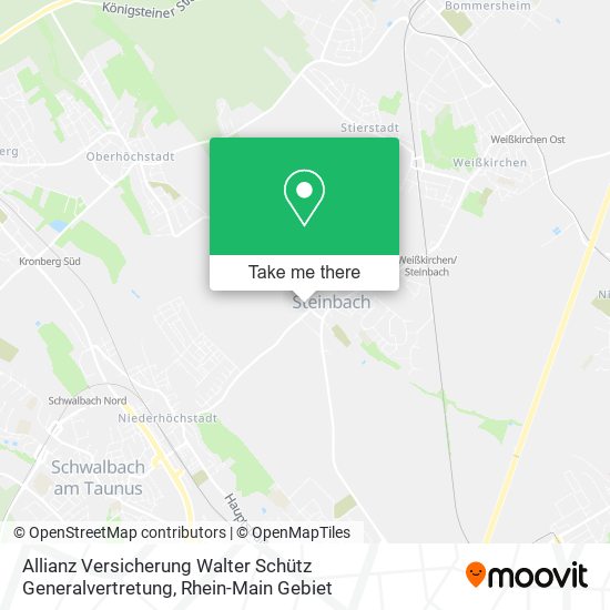 Allianz Versicherung Walter Schütz Generalvertretung map