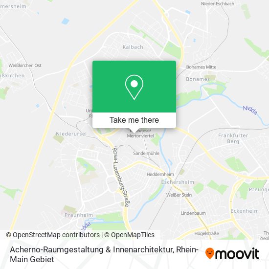 Acherno-Raumgestaltung & Innenarchitektur map