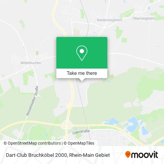 Dart-Club Bruchköbel 2000 map
