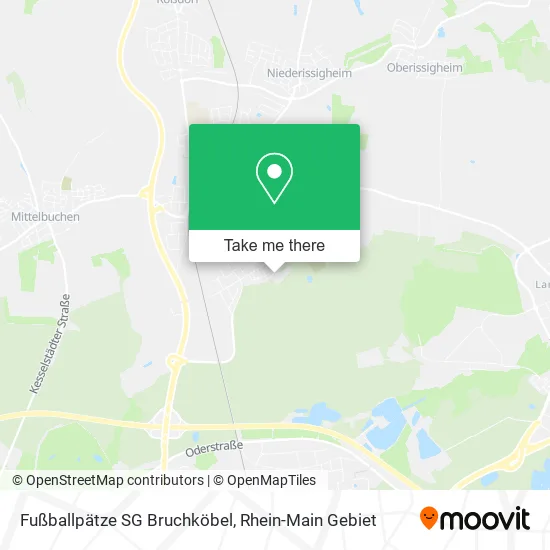 Карта Fußballpätze SG Bruchköbel