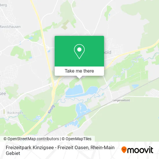 Карта Freizeitpark Kinzigsee - Freizeit Oasen