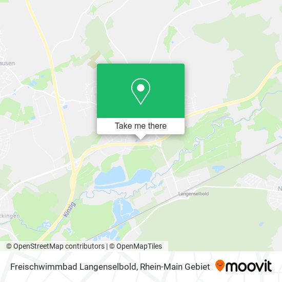 Freischwimmbad Langenselbold map