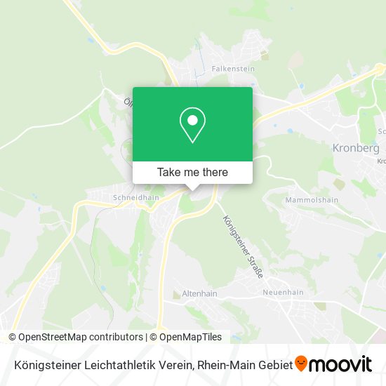 Königsteiner Leichtathletik Verein map