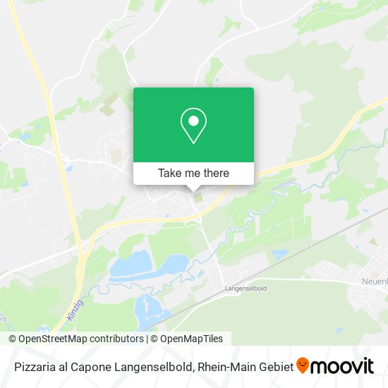 Карта Pizzaria al Capone Langenselbold