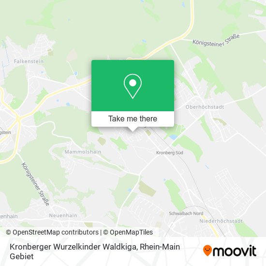 Kronberger Wurzelkinder Waldkiga map
