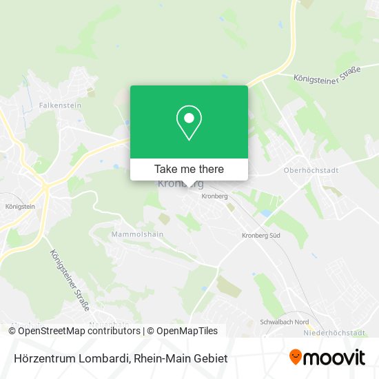 Hörzentrum Lombardi map