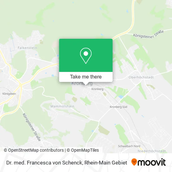 Карта Dr. med. Francesca von Schenck