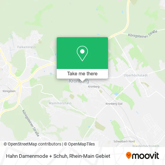 Карта Hahn Damenmode + Schuh