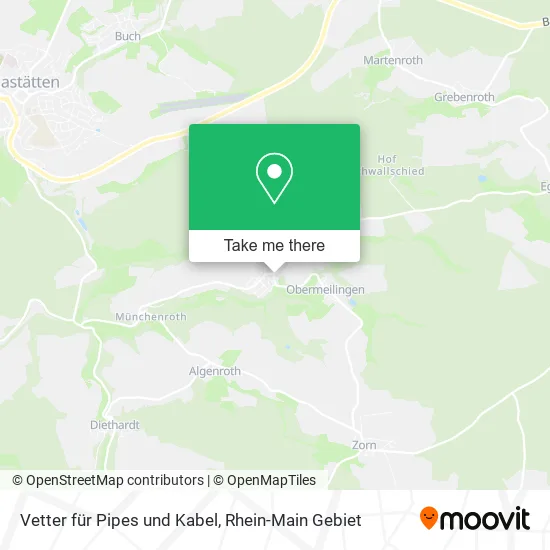 Карта Vetter für Pipes und Kabel