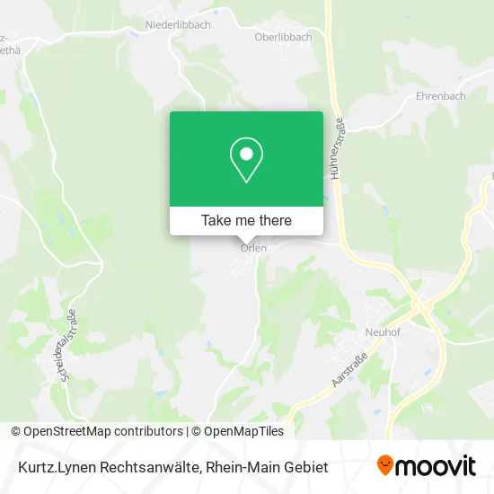 Карта Kurtz.Lynen Rechtsanwälte