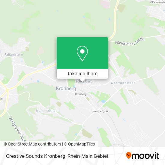 Creative Sounds Kronberg map