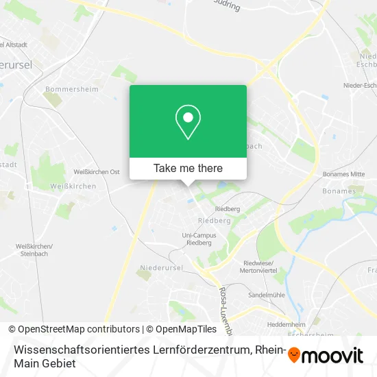 Карта Wissenschaftsorientiertes Lernförderzentrum