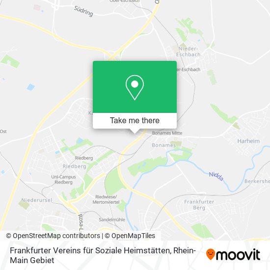 Frankfurter Vereins für Soziale Heimstätten map