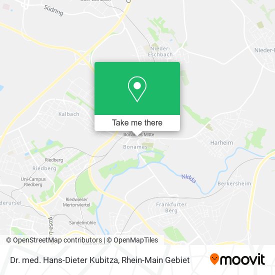 Dr. med. Hans-Dieter Kubitza map