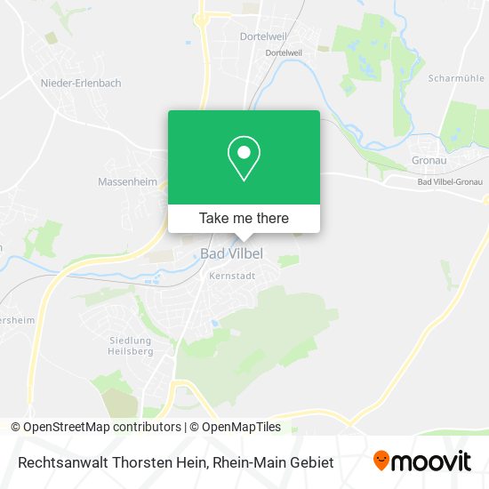 Карта Rechtsanwalt Thorsten Hein
