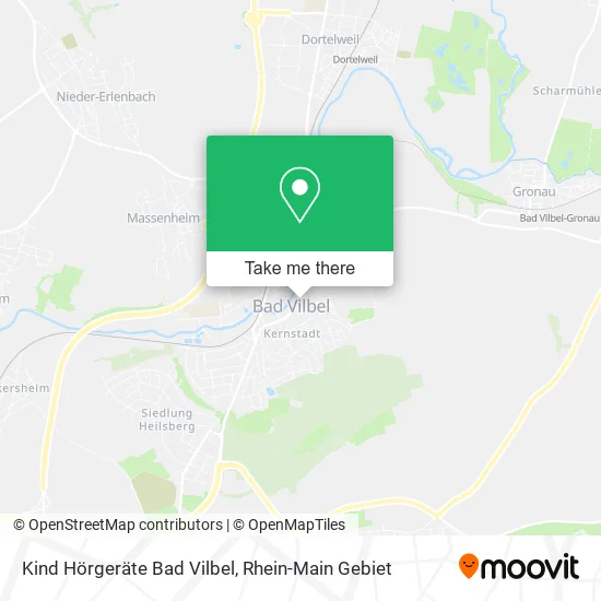 Карта Kind Hörgeräte Bad Vilbel