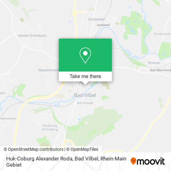 Huk-Coburg Alexander Roda, Bad Vilbel map