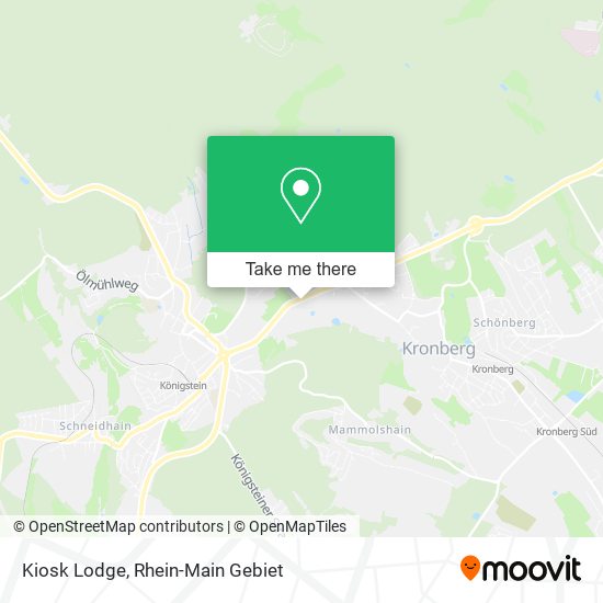 Kiosk Lodge map