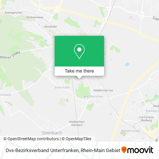 Dvs-Bezirksverband Unterfranken map