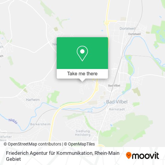Friederich Agentur für Kommunikation map