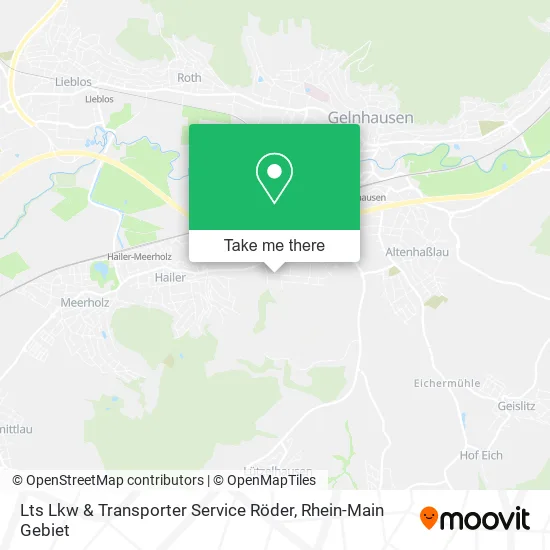 Карта Lts Lkw & Transporter Service Röder
