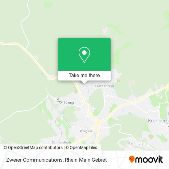 Zweier Communications map