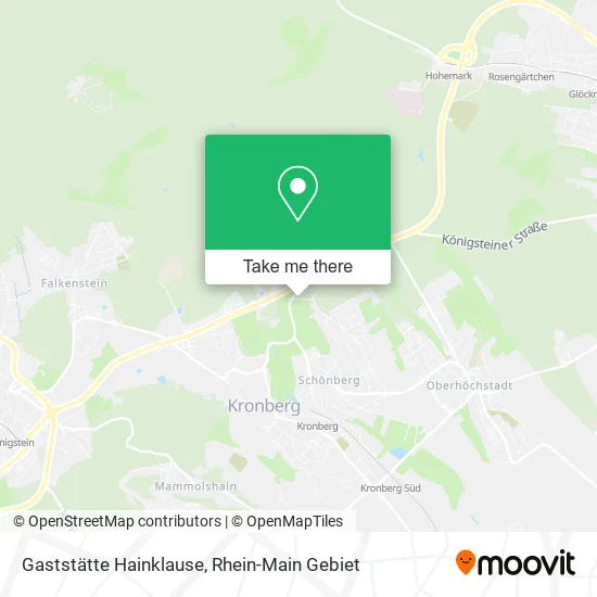 Карта Gaststätte Hainklause