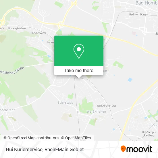 Карта Hui Kurierservice