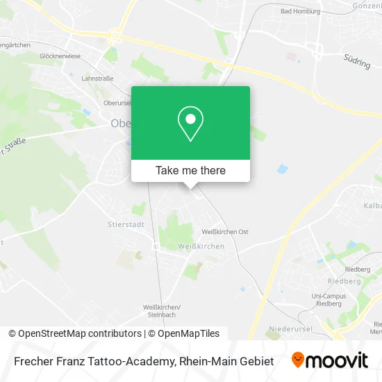 Карта Frecher Franz Tattoo-Academy