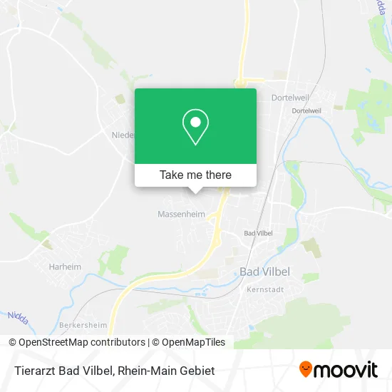 Карта Tierarzt Bad Vilbel