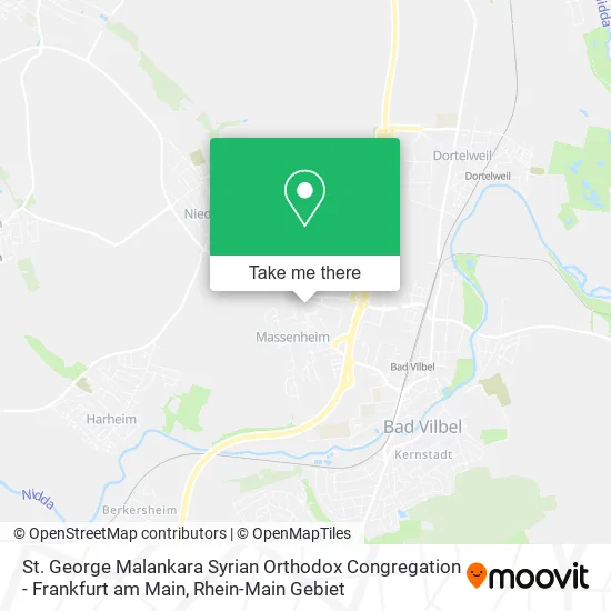 Карта St. George Malankara Syrian Orthodox Congregation - Frankfurt am Main