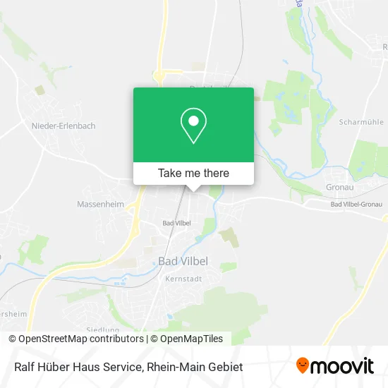 Ralf Hüber Haus Service map