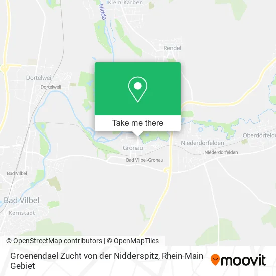 Карта Groenendael Zucht von der Nidderspitz
