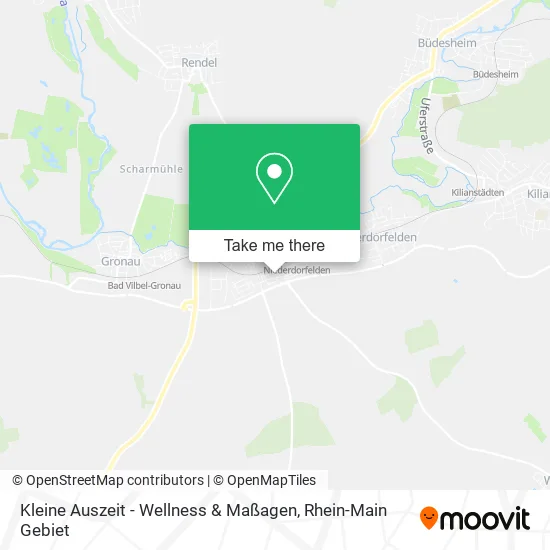 Карта Kleine Auszeit - Wellness & Maßagen