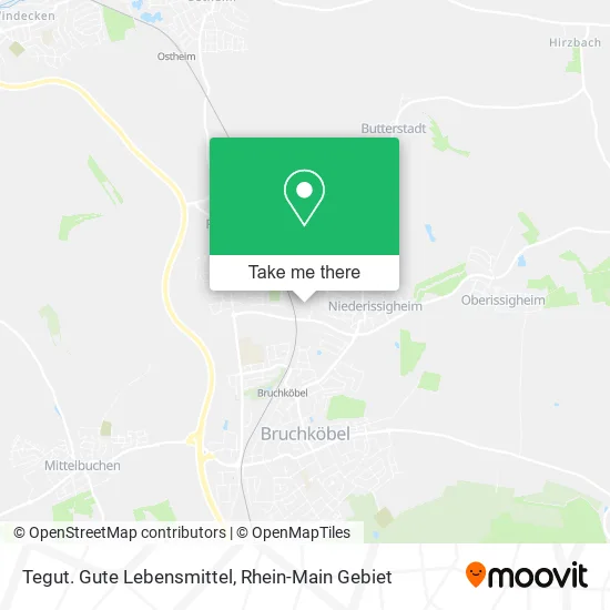 Карта Tegut. Gute Lebensmittel