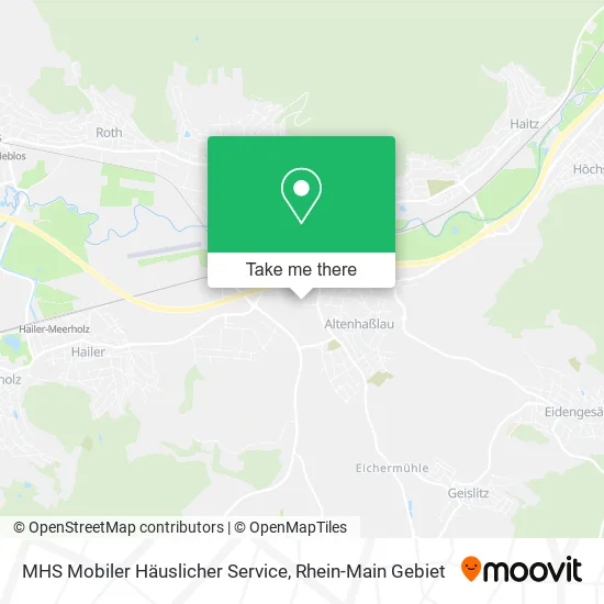 Карта MHS Mobiler Häuslicher Service