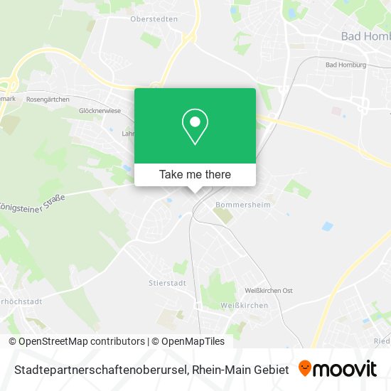 Stadtepartnerschaftenoberursel map