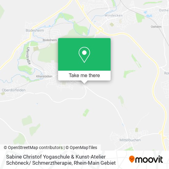 Sabine Christof Yogaschule & Kunst-Atelier Schöneck/ Schmerztherapie map