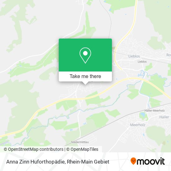 Anna Zinn Huforthopädie map