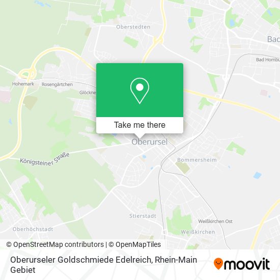 Oberurseler Goldschmiede Edelreich map