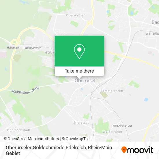 Карта Oberurseler Goldschmiede Edelreich