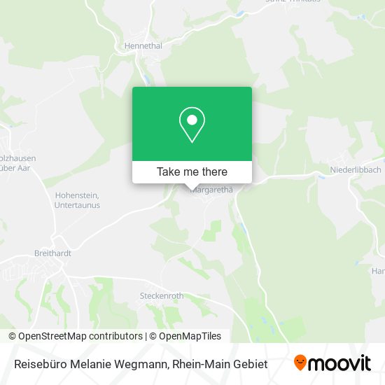 Reisebüro Melanie Wegmann map