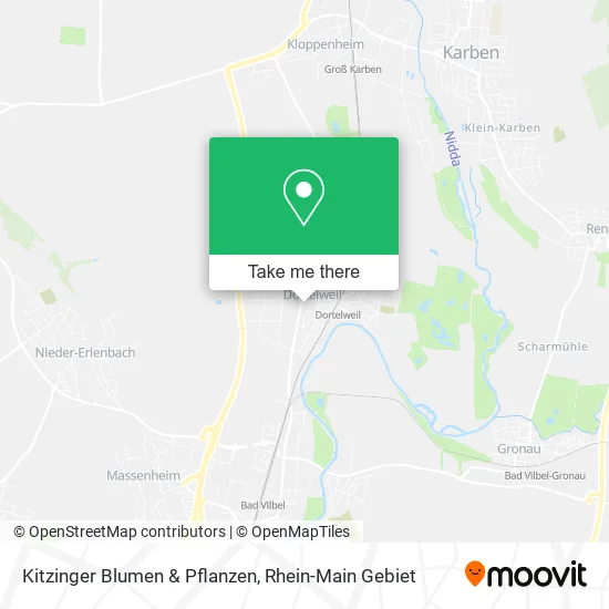 Карта Kitzinger Blumen & Pflanzen