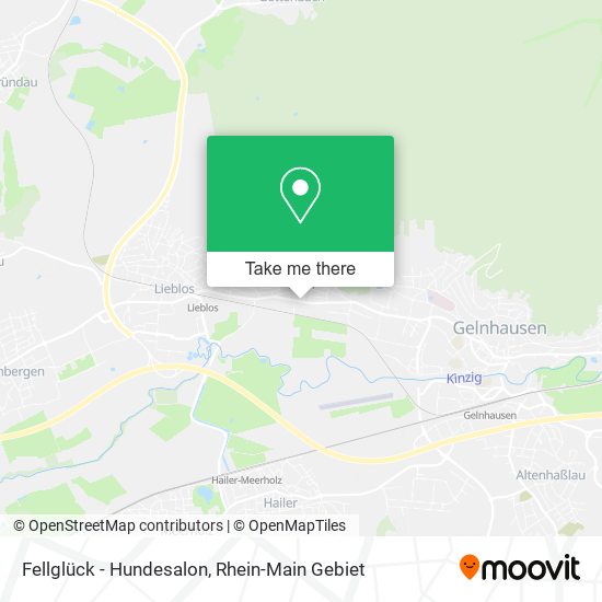 Fellglück - Hundesalon map