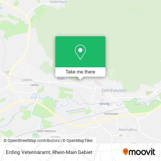Erding Veterinäramt map