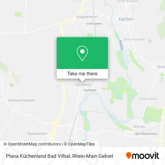 Карта Plana Küchenland Bad Vilbel