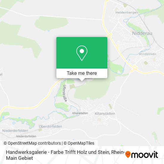 Карта Handwerksgalerie - Farbe Trifft Holz und Stein
