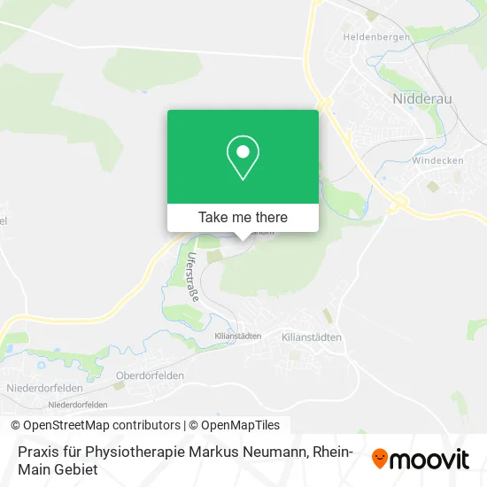 Карта Praxis für Physiotherapie Markus Neumann