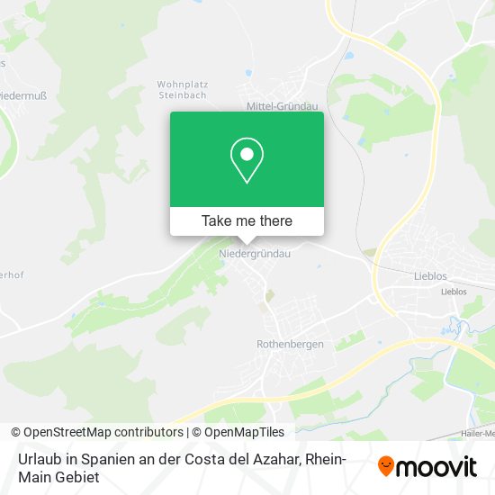 Urlaub in Spanien an der Costa del Azahar map
