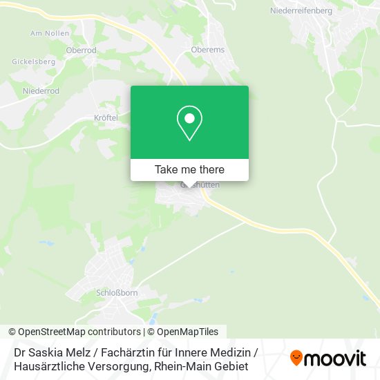 Dr Saskia Melz / Fachärztin für Innere Medizin / Hausärztliche Versorgung map